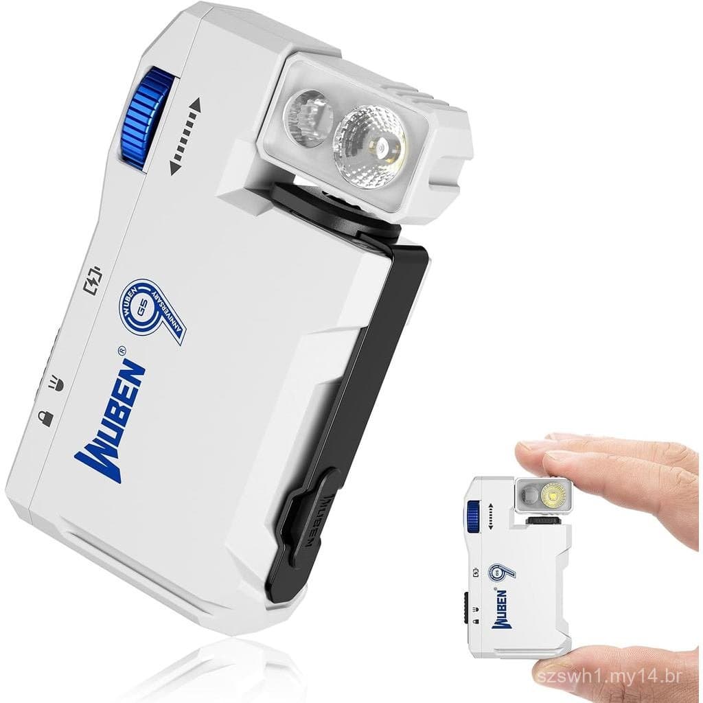 Lanterna Lumen Wuben RGBG5 mini lanterna de chaveiro, edição comemorativa, lanterna EDC plana com fonte de luz magnética