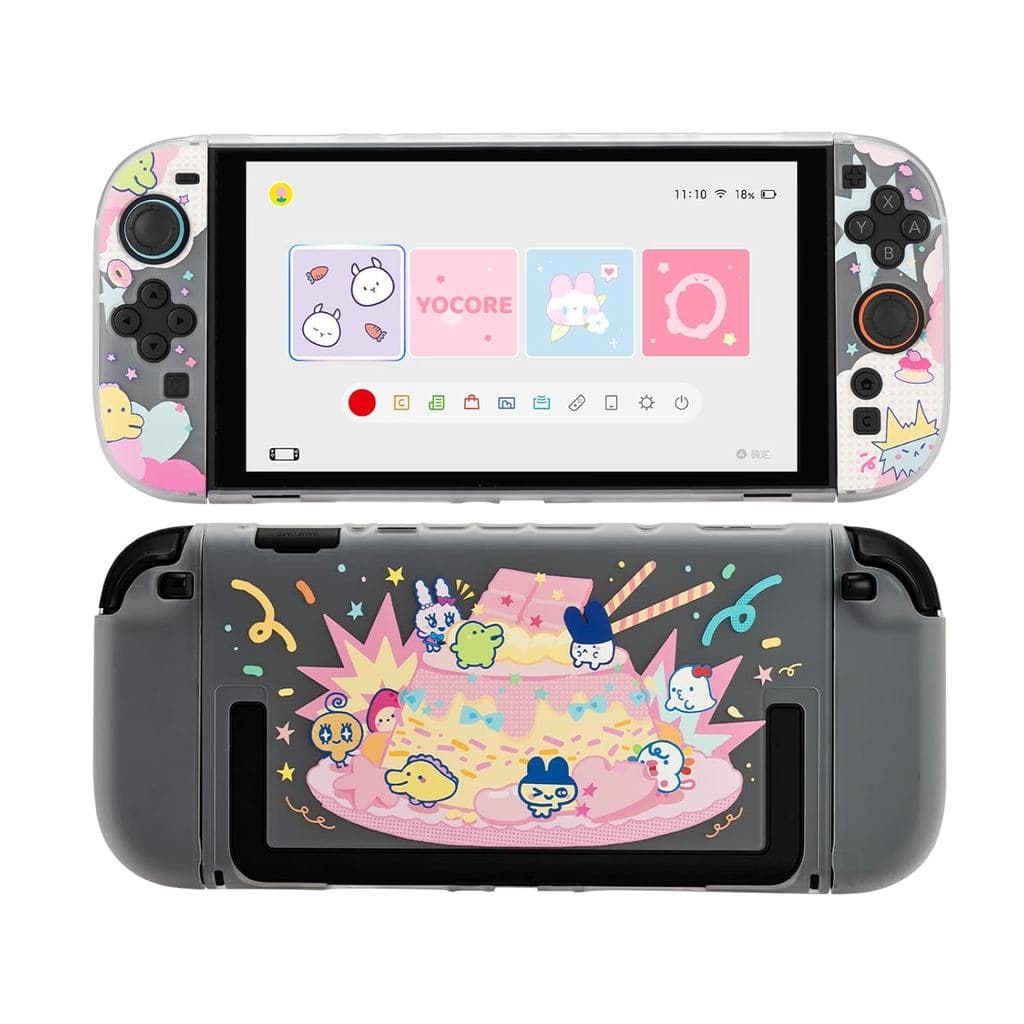 Capa Protetora YOCORE para Switch 2 (2025), Capa Fina e Bonita com Absorção de Choque e Anti-Risco, Acessórios para Swit
