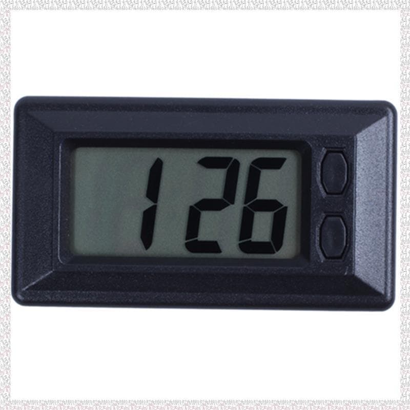 (Otgl) Relógio De Painel De Carro De Veículo Com Display Digital LCD Ultrafino Calendário Legal