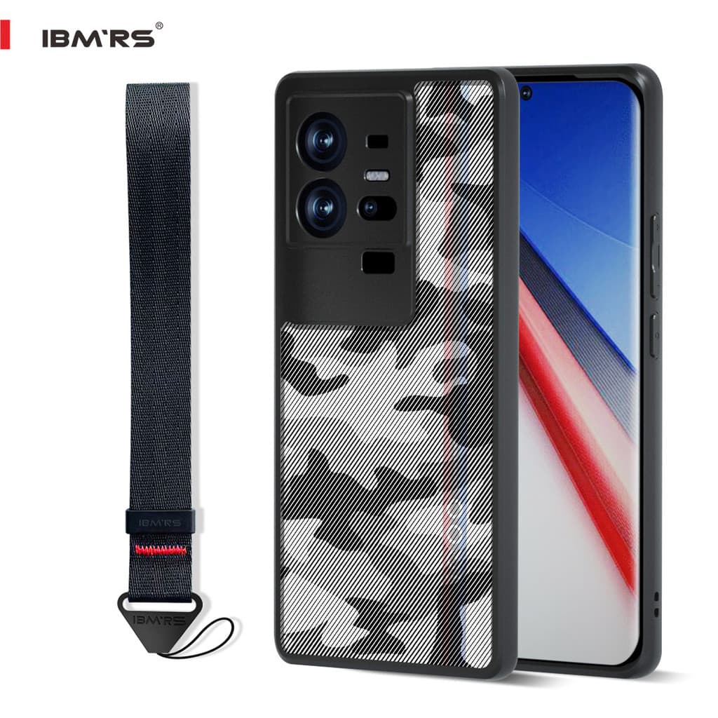 Capa De Telefone Camuflada Para iQOO 11 Pro De Nível Militar À Prova De Choque Com Cordão E Proteção Contra Quedas