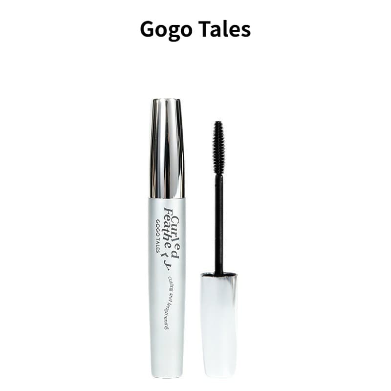 GOGO TALES Máscara De Ondulação Alongada , Cosmético De Cílios Pretos Naturais De Longa Duração À Prova De Manchas
