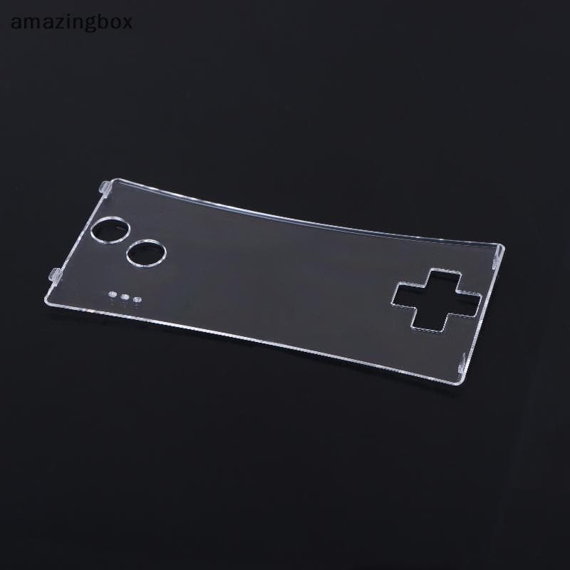 Para Gameboy Micro Transparente Claro Frente Placa Frontal Capa Sistema GBM Caso Escudo & Acessórios De Película Proteto