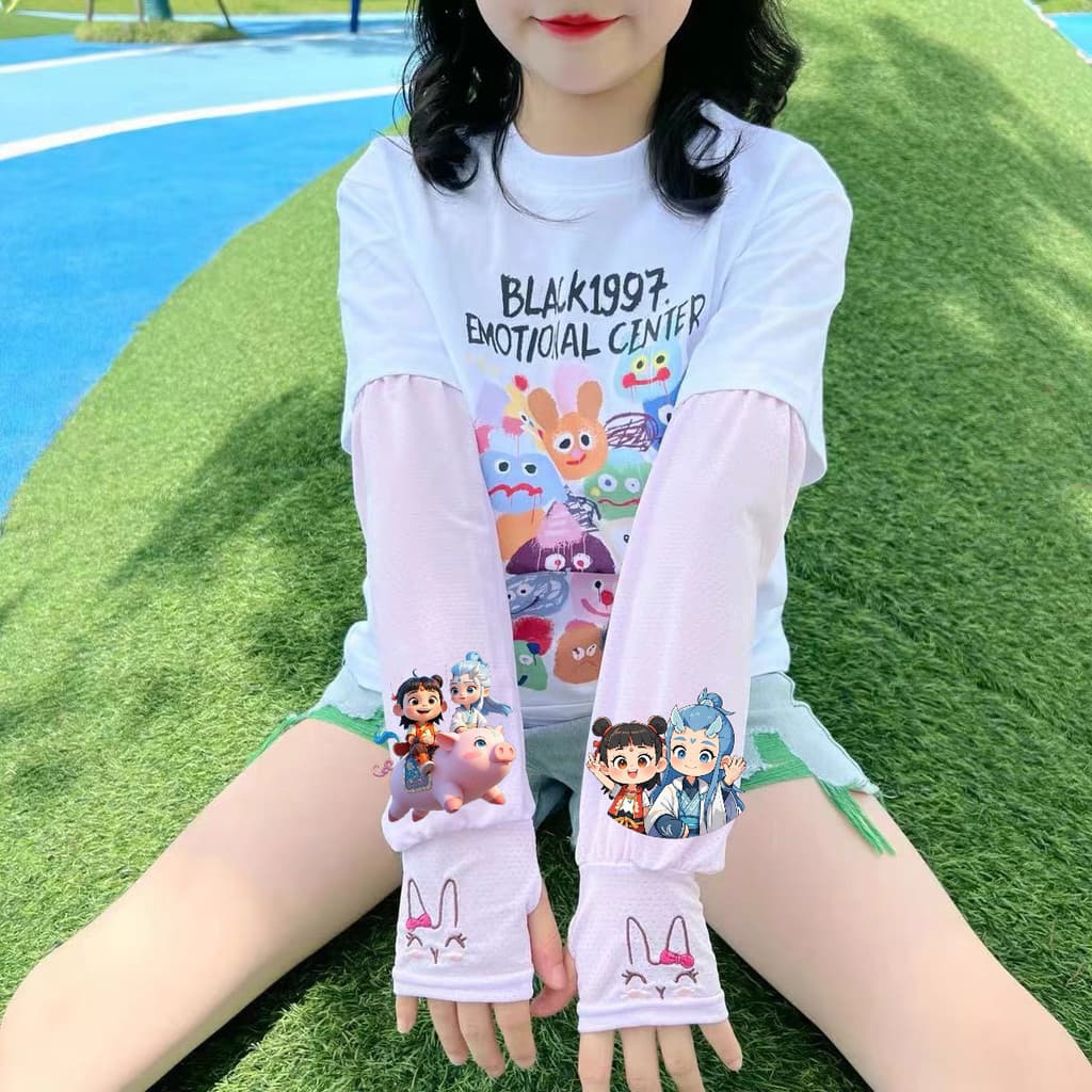 🔥 VENDA QUENTE 🔥 Manga Térmica Frescor Kids Secagem Rápida Manga de Gelo para Crianças Ne Ao Bing Mangas De Gelo Infan