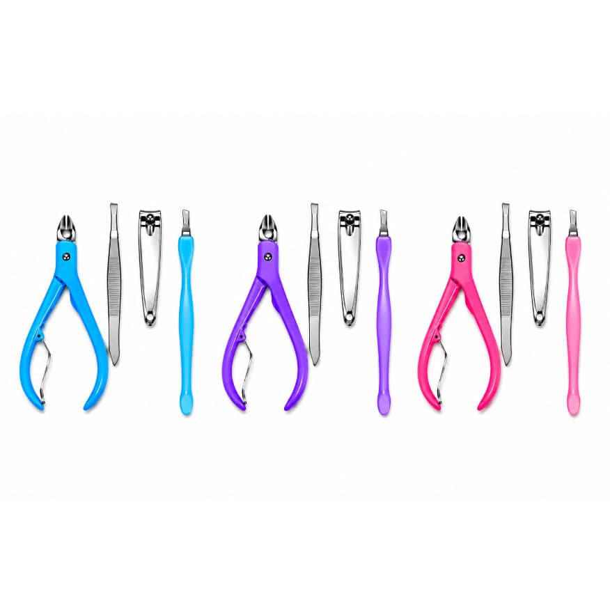 Kit 3 Conjuntos Manicure 12 Peças - Completo, Profissional e