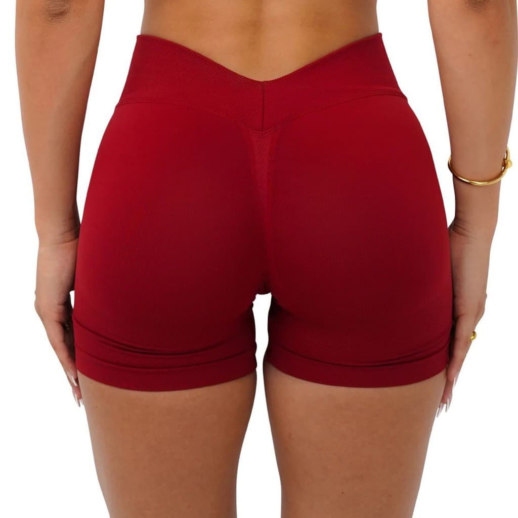 Novo estilo Hip-Lifting após o exercício v Shorts feminino cintura alta abdômen-estreito de secagem rápida esportes ao a