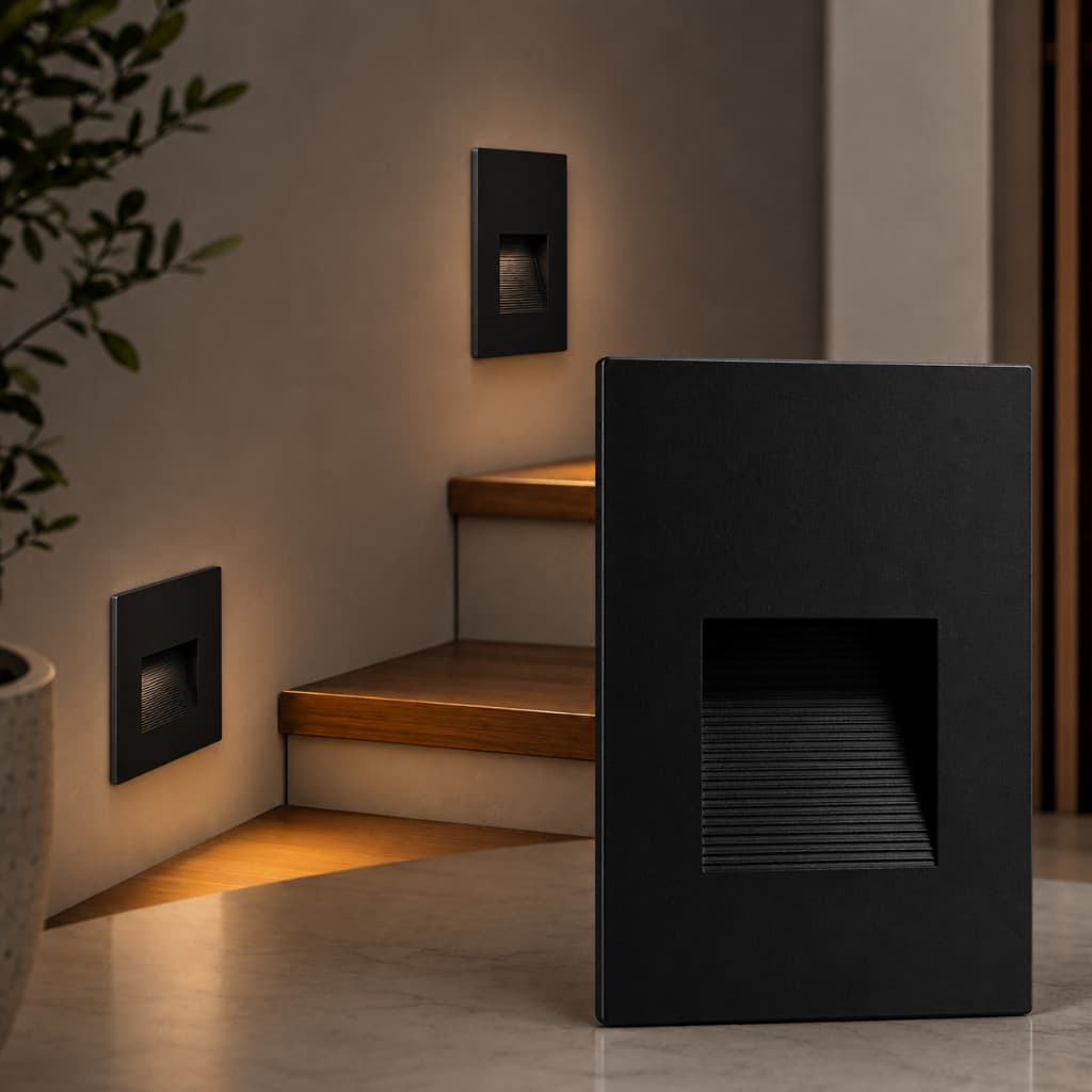 Balizador Parede Escada Led 2w Cor Branco Quente 3000k