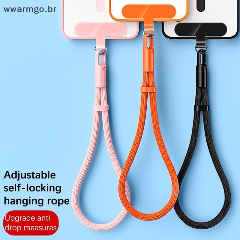 Suporte De Alça De Telefone Ajustável WWARM Para Capas De 7 Mm De Espessura , Pescoço , Ombro , Crossbody , Pulso