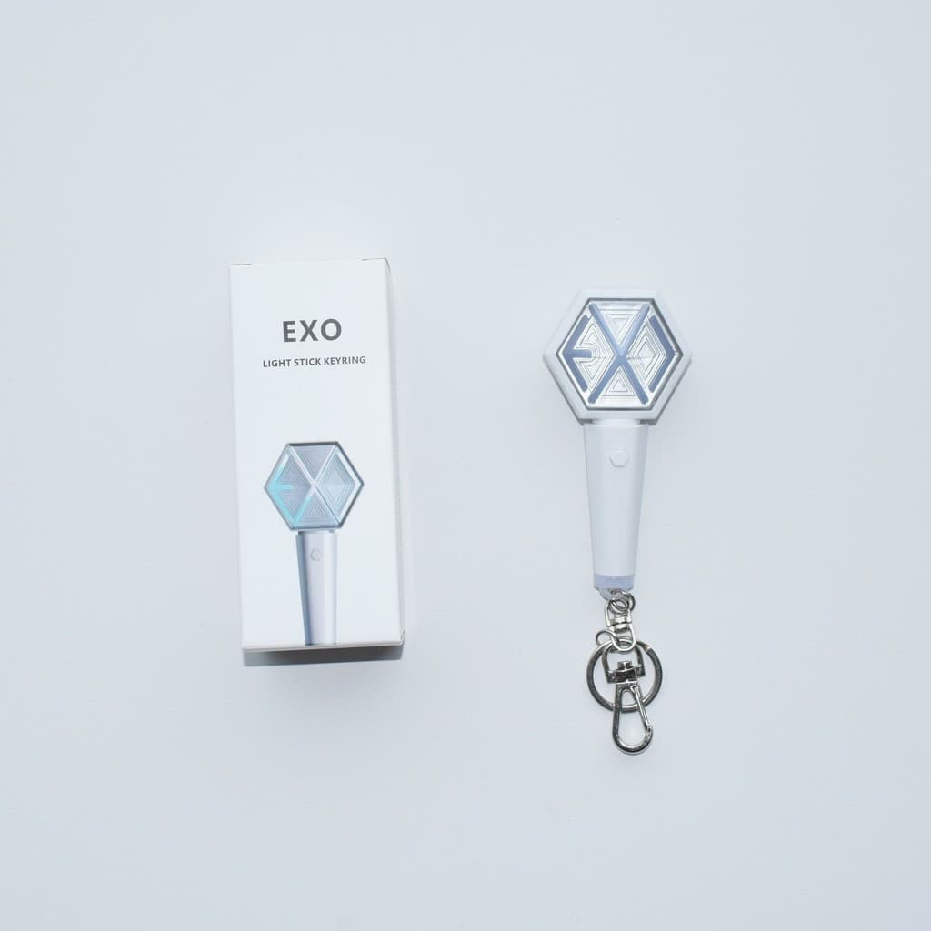 Kpop Idol EXO Mini Suporte Lightstick Chaveiro BAEKHYUN Glow Stick Bag CHEN KAI OXM9