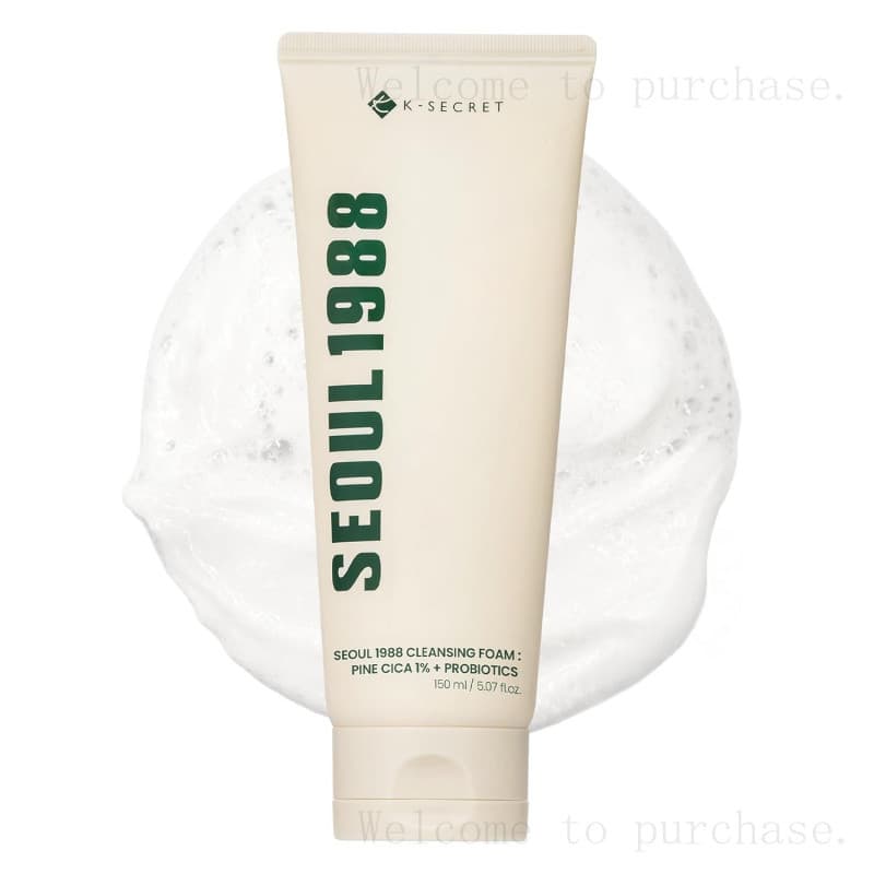 K-SECRET SEOUL 1988 Espuma de Limpeza Cica – Limpeza Profunda dos Poros e Cuidado Calmante |   Limpador Facial Diário pa
