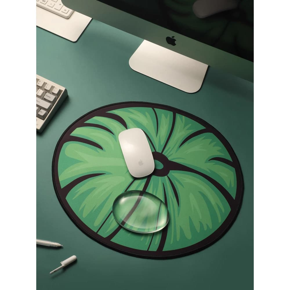 Folha de lótus Mouse Pad antiderrapante jogo de jogos escritório silicone descanso de pulso meninos meninas estilo chinê