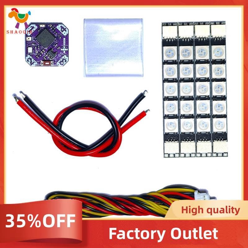 Suporta Ajuste De Parâmetro Wi-Fi Sem Fio FPV Mini Controlador De Iluminação RGB 4CH Módulo De Controle De Luz LED 2-6S