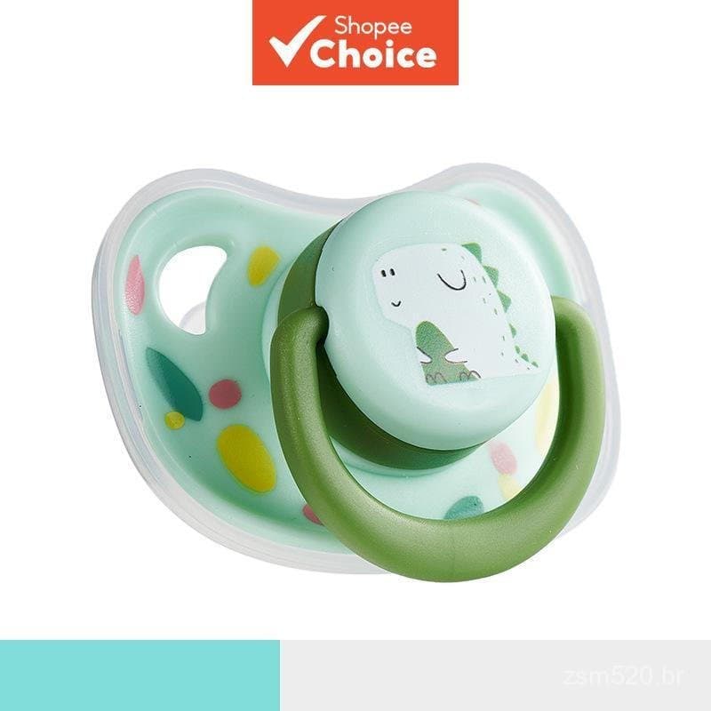 Nova chupeta de silicone em cartoon, nível alimentício, para bebês de 6 a 12 meses, unissex, sem BPA, segura para