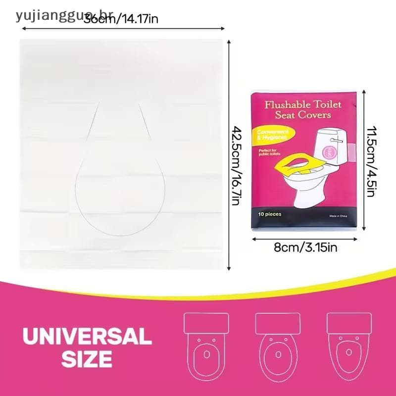 # Novo 10/40/70 Unidades De Capas Descartáveis Para Assento De Vaso Sanitário-Assentos Sanitários Portáteis Viagens E Us