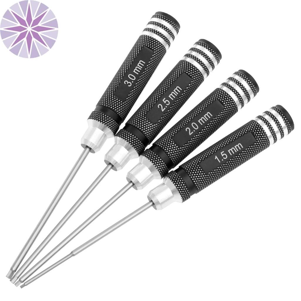 4 Pçs Modelo Avião Reparação Chave De Fenda Ferramenta Hex Kit Ferramentas Manuais Para Reparos SHOPCYC9454