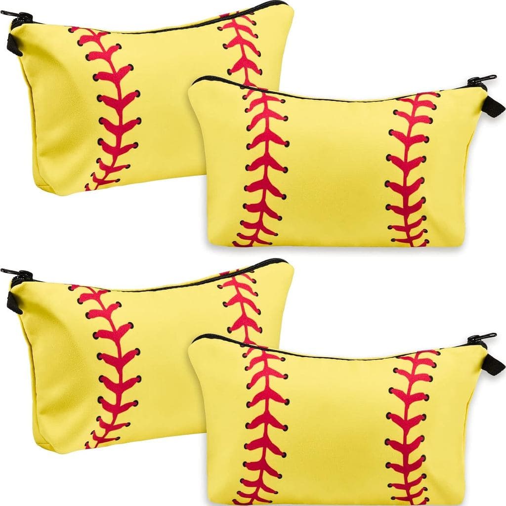 Patelai 4 Peças de Bolsas de Maquiagem Esportivas, Bolsas de Cosméticos Esportivas, Bolsa de Viagem Portátil para Mulher