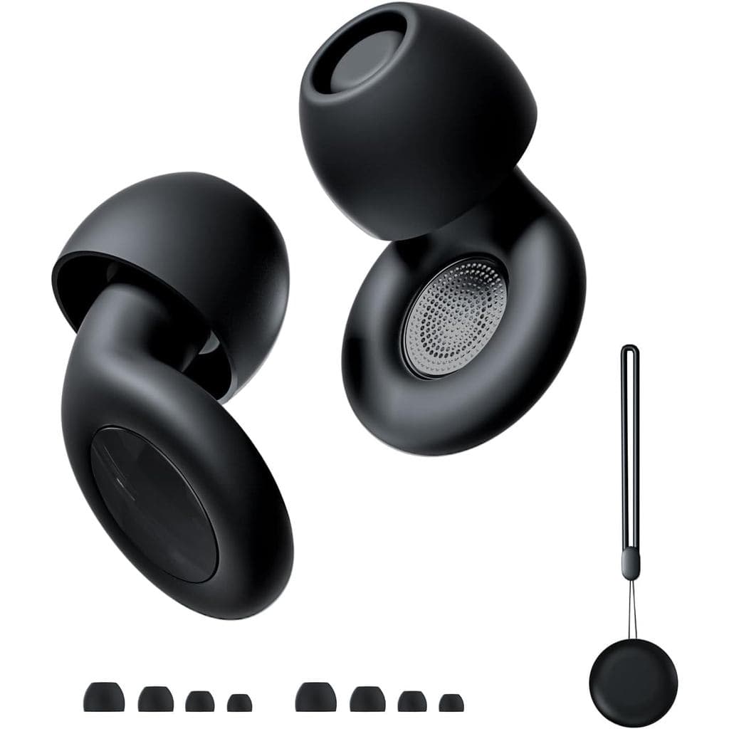 Protetores Auriculares para Dormir com Cancelamento de Ruído, Protetores Auriculares de Silicone Reutilizáveis com Reduç