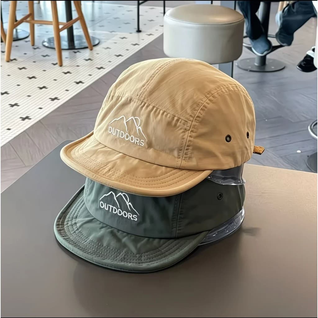 Boné de beisebol DECORA, protetor solar ajustável de secagem rápida para corrida esportiva, chapéu de aba curta WXWY