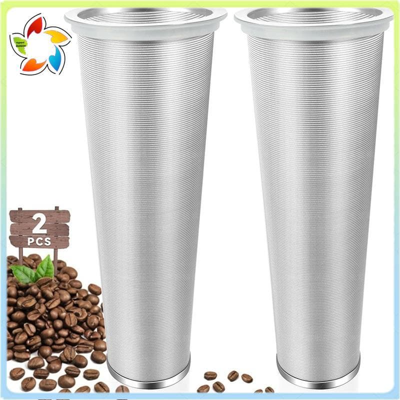 Filtro De Café Frio Da Fermentação Fria De 2 Pces , Produto Comestível De Aço Inoxidável , Cafeteira , Máquina De Chá Pa