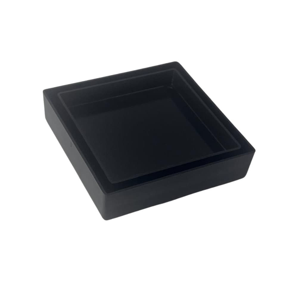 RALO INVISIVEL OCULTO 10x10cm 6 CORES EM ABS PARA PISO PRETO