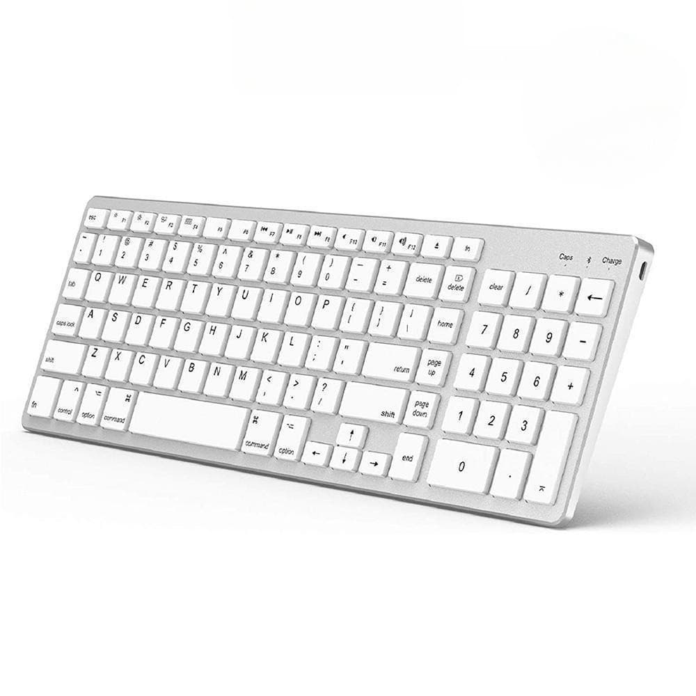 Teclado Bluetooth Compatível Com Sem Fio MAC OS MacBook Pro/Air , IMac , Mini , PC