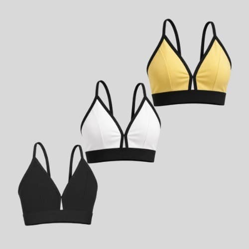 kit 3 TOP VIVI cropped academia suplex modelador premiun G ao 50 plus size tube top tube forro duplo dia a dia sem bojo