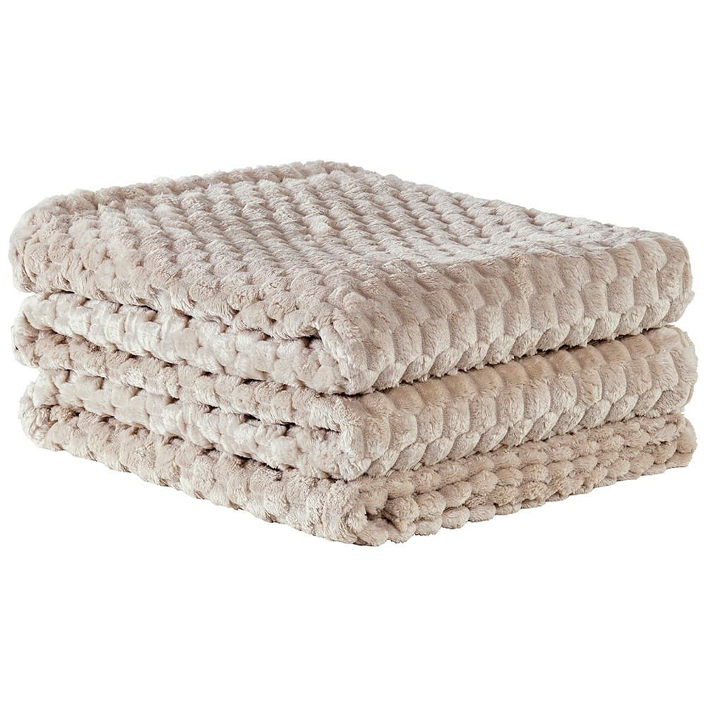 Cobertor 2,4m x 2,2m Manta Ultrasoft Grossa Marshmallow