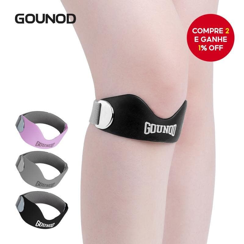Suporte de Patela Profissional Gounod Sports, Joelheira para Basquete, Protetor de Menisco para Corrida, Equipamento Esp