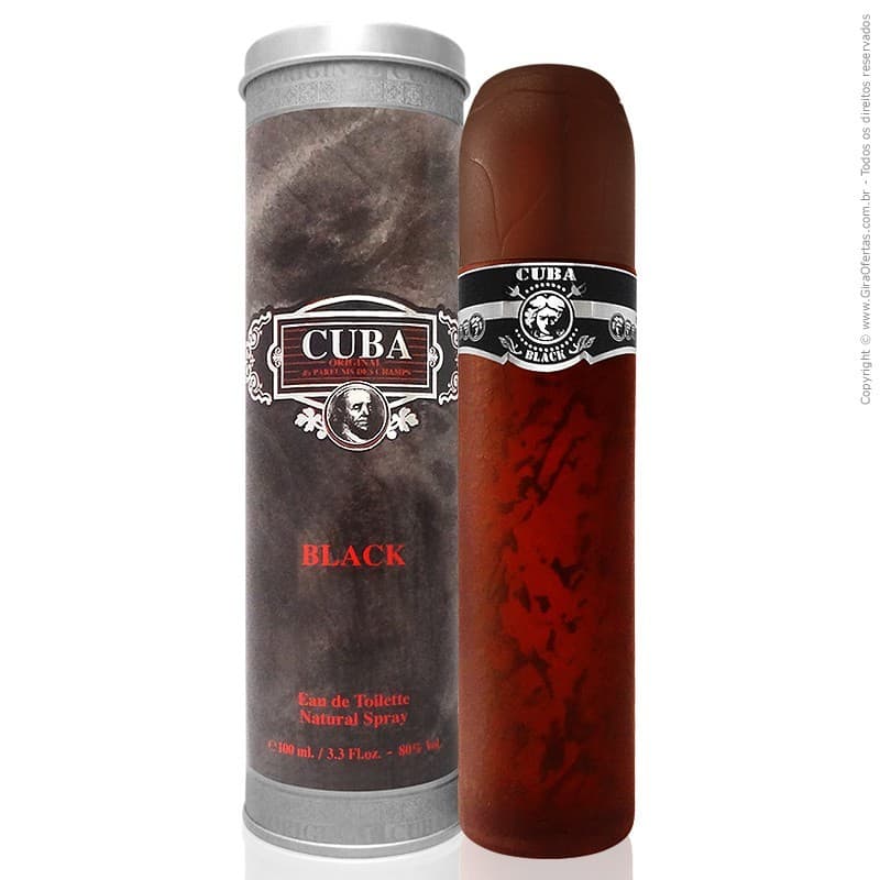 Perfume Cuba Black EDT 100ml - Original