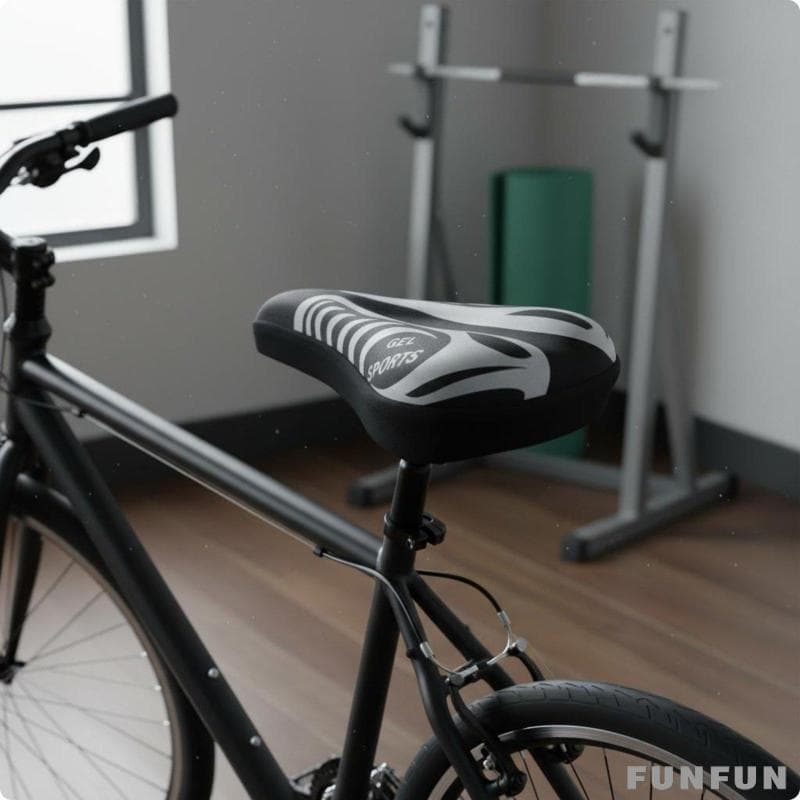 [Funfun] Capa De Assento De Bicicleta Em Gel Atualizada , Almofada De Selim De Esponja Macia Espessada Para Acessórios D