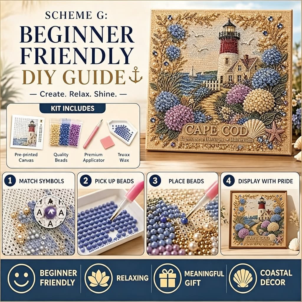 Série DIY Pearl Art Travel-Marcos Dos Eua De 20x20cm Com Tela Pré-Impressa E Moldura Incluídas
