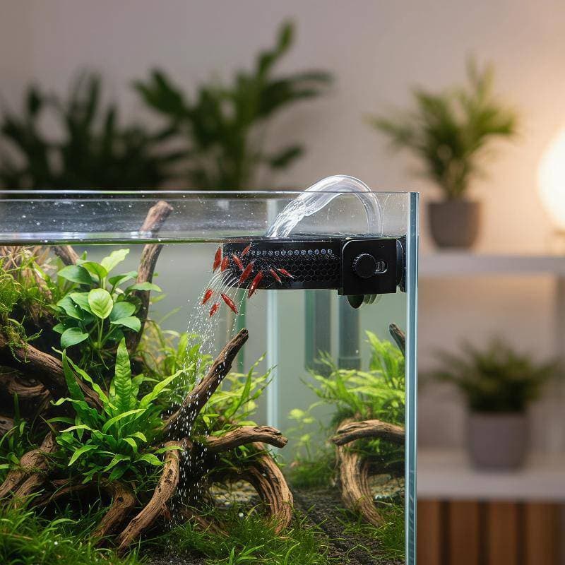 WEIYU Mini Filtro De Aquário Defletor Redutor De Fluxo Calmo Com Ventosas Para Camarão Betta 3-15 Galões Tanques De Peix