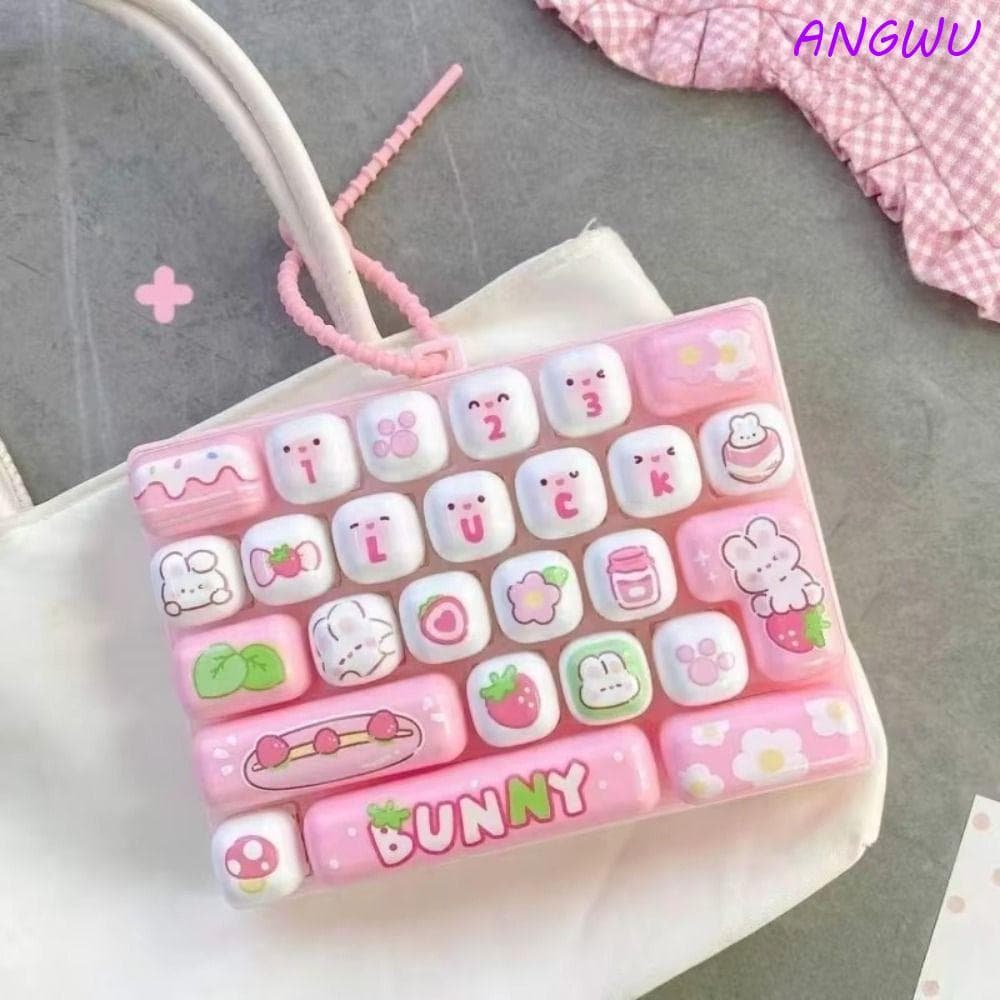 Brinquedo De Botão De Descompressão ANGWU , Pingente De Mini Teclado Com Design Fofo De Estilo Criativo , Pequeno