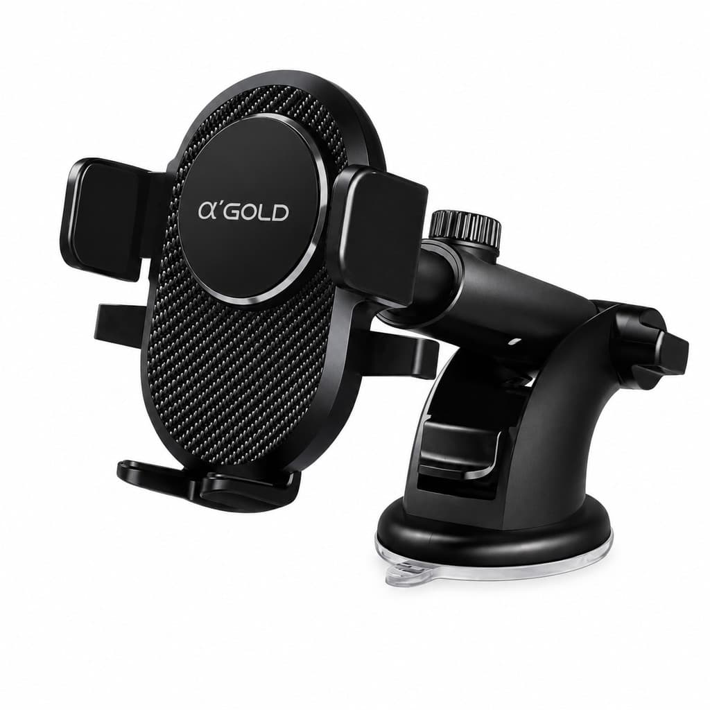 Suporte Celular Veicular Ventosa Universal Giro 360° Chega De Celular Caindo Suporte Automotivo Reforçado