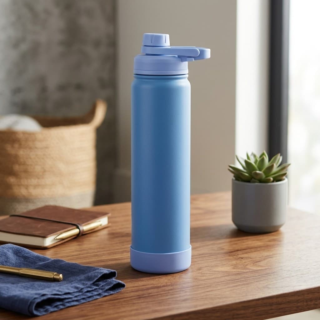 Garrafa Térmica Inox 800ml Pronta Entrega Brasil Furta Cor Com Alça
