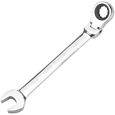 Chave de Engrenagem Flexível FLZOSPER 15/16'' SAE, Cabeça de Caixa com 72 Dentes, Chave Combinada de Catraca