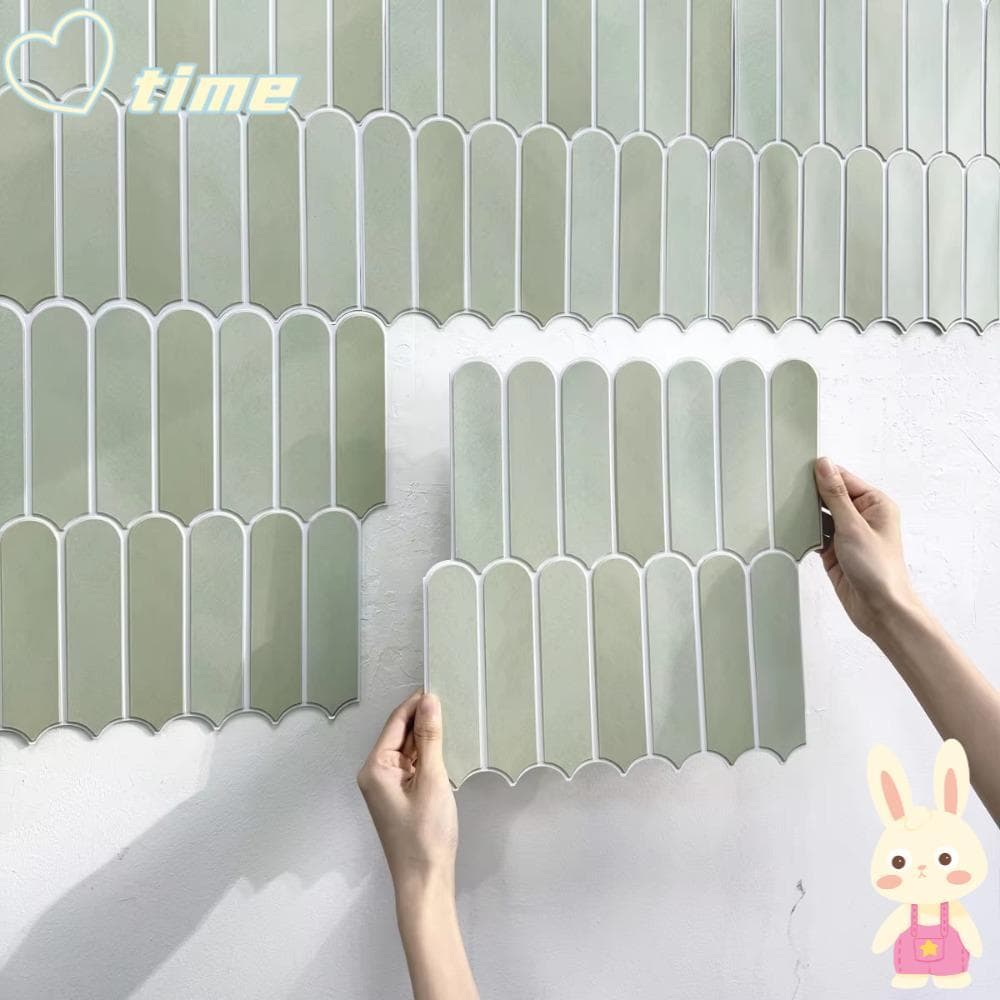 Azulejo De Parede TIME , Adesivo Autoadesivo Para Escama De Peixe , Backsplash De Cozinha Em PVC Resistente A Molde À Pr