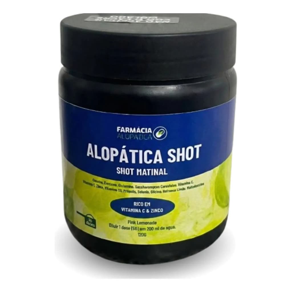 Suplemento Shot Matinal Sabor Limão Vitamina Imunidade 120g