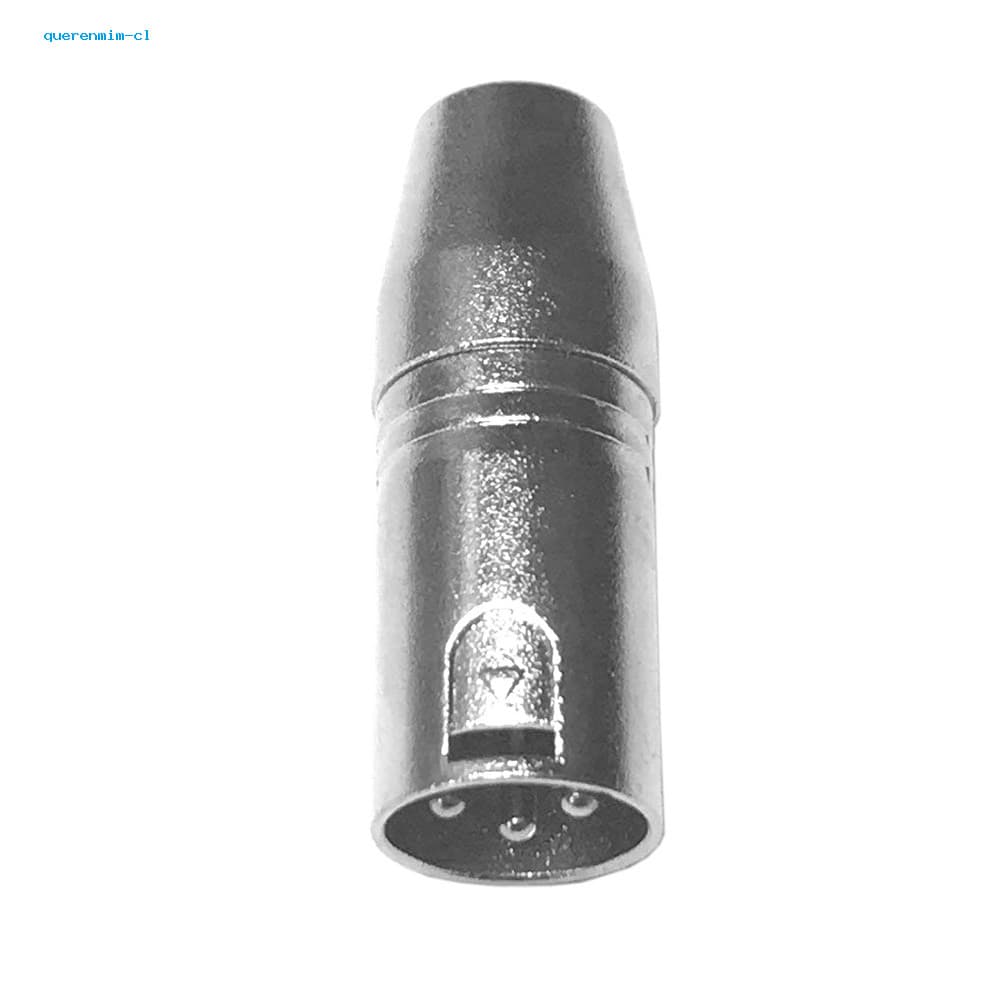 Plugue Macho XLR De 3 Pinos Para Adaptador Estéreo De Áudio De Microfone Fêmea TRS De 35 Mm