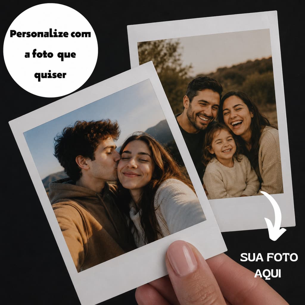 Mini Foto Personalizada por Unidade Estilo Polaroid Retrô em Papel Fotográfico
