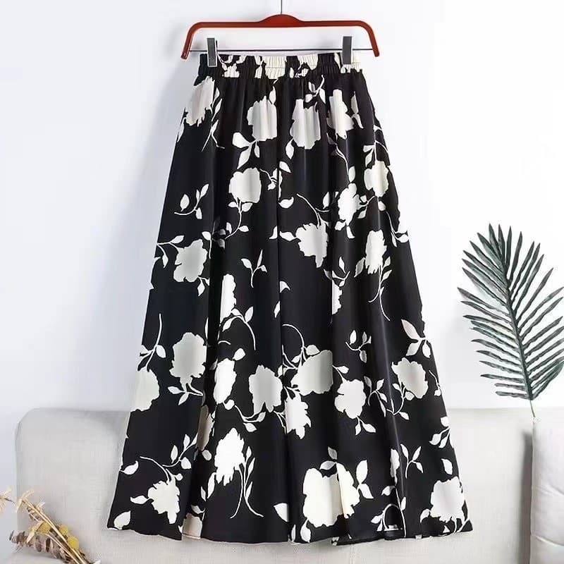 Plus Size roupas femininas cintura alta mais magro olhar capa virilha grande balanço saia 2026 gordura MM comprimento mé