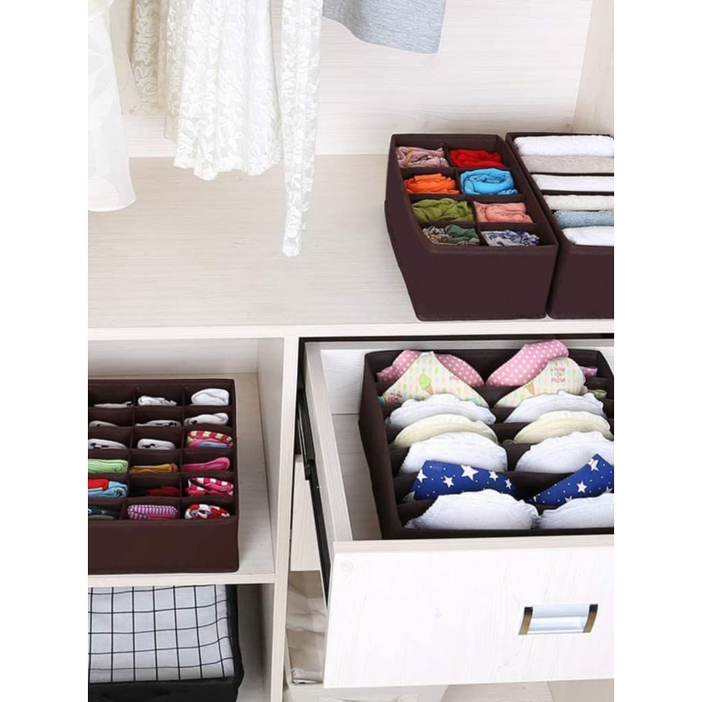 Caixa de armazenamento de roupa interior meias interior ferramenta útil guarda-roupa roupa interior organizador ca