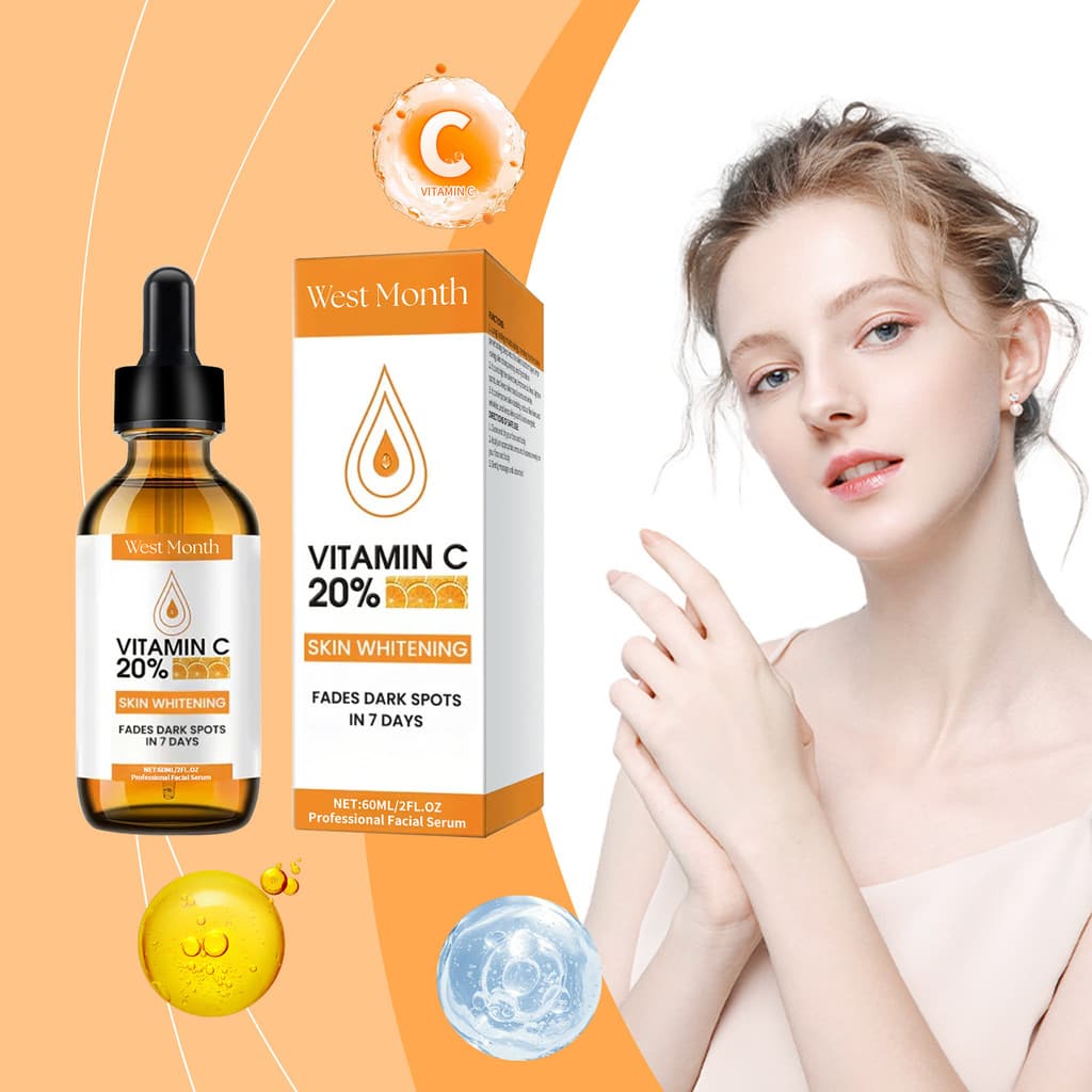 O Sérum de Vitamina C da West&Month é um sérum de beleza diário suave, hidratante e umectante para cuidados com a pele.