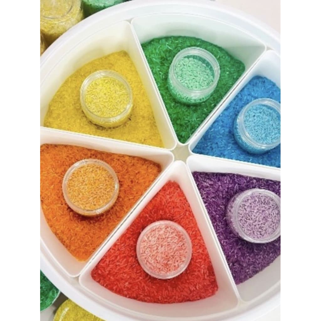 Montessori pote sensorial Material de praia compartimento bandeja auxiliares de ensino crianças iluminação brinquedos jo