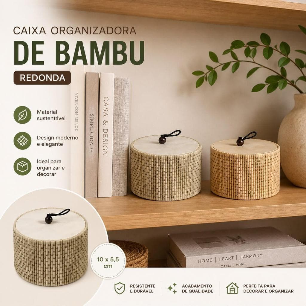 Cesto Porta Objeto Moderno Organizador Decorativo Porta Treco Multifuncional