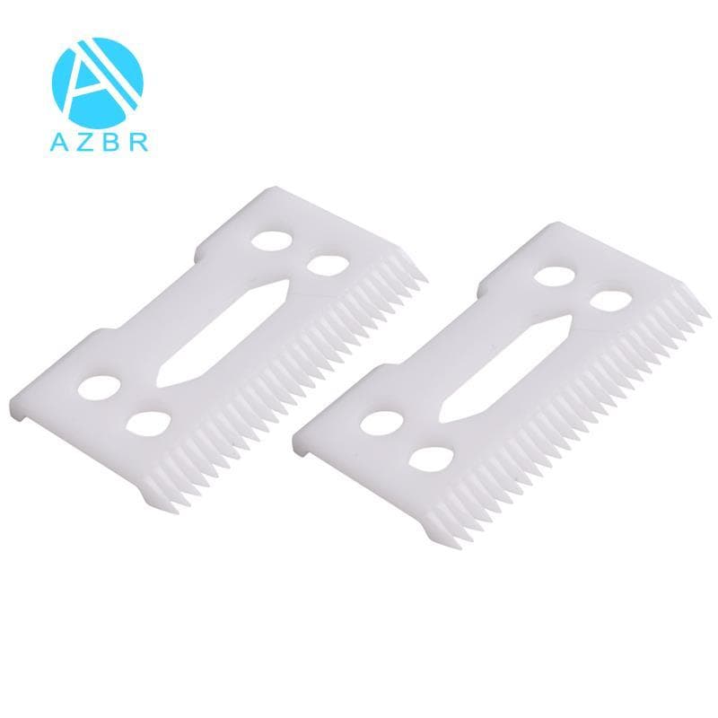 Novo 2 Pçs 28 Dentes Zircônia Cerâmica Clipper Lâmina Para Wahl Sênior