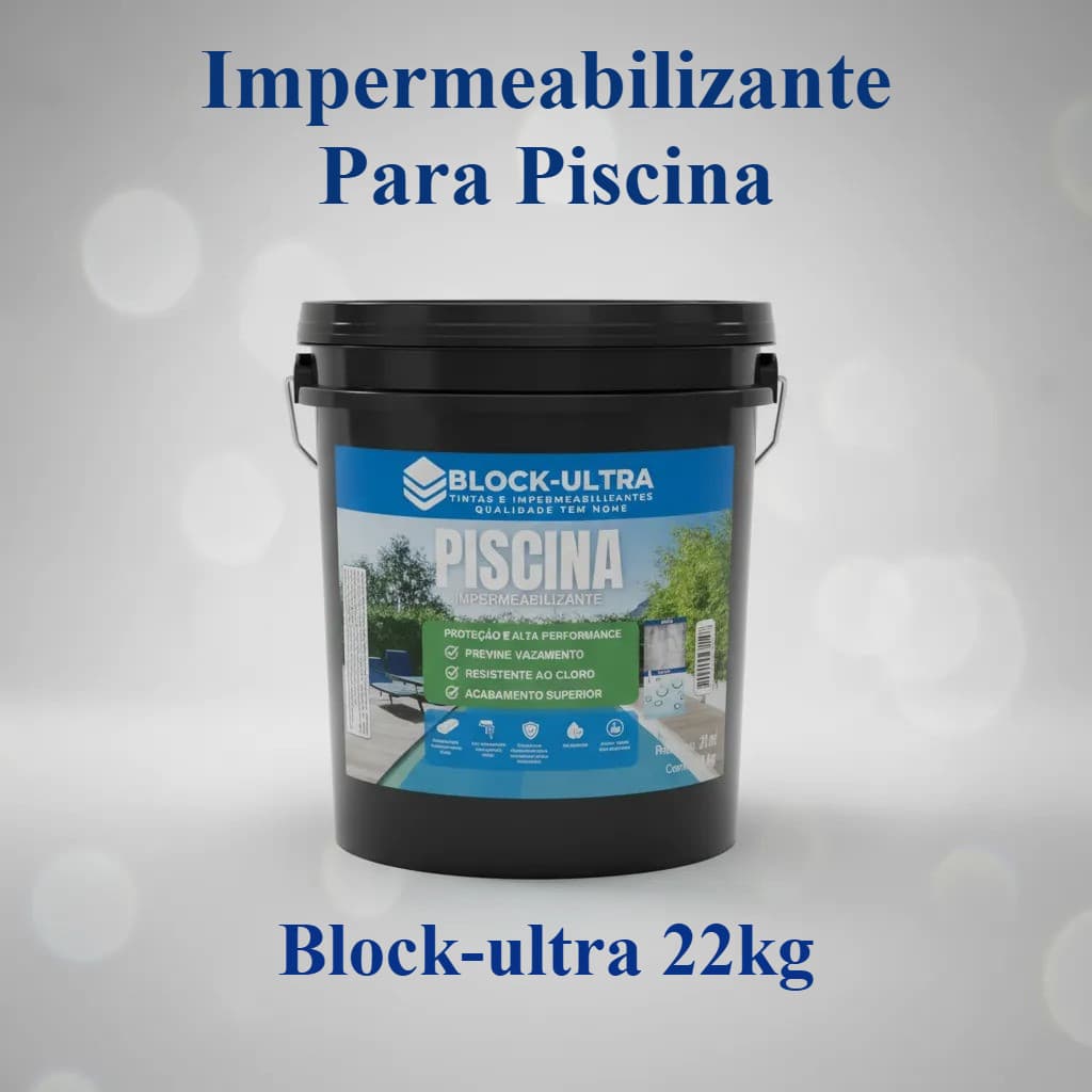 Block-ultra Para Piscina Impermeabilizante 22kg