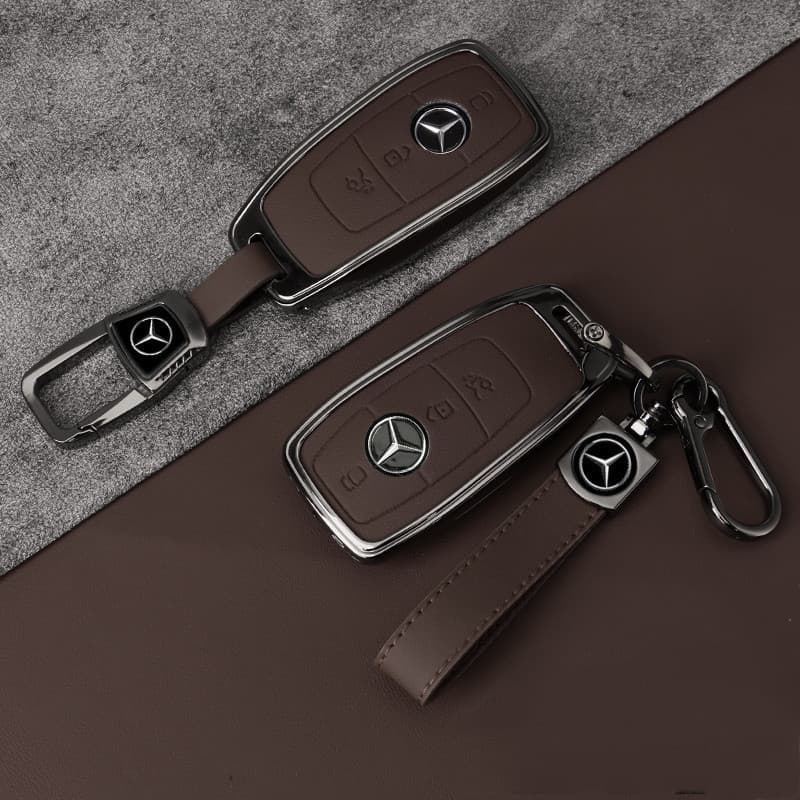 Capa de Chave de Carro em Liga de Zinco para Mercedes Benz Acesg Class GLC CLE CLA GLB GLS W177 W205 W213 W222 X167 AMG