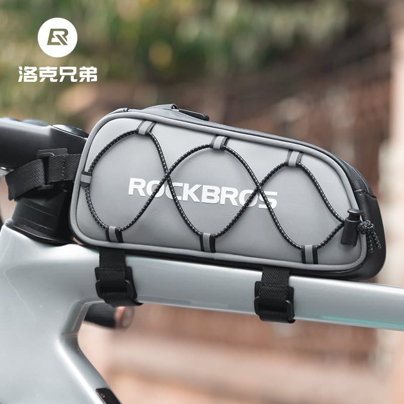 Rock irmãos bicicleta tubo superior saco de bicicleta reflexivo viagem equipamentos ciclismo acessórios sela saco estrad