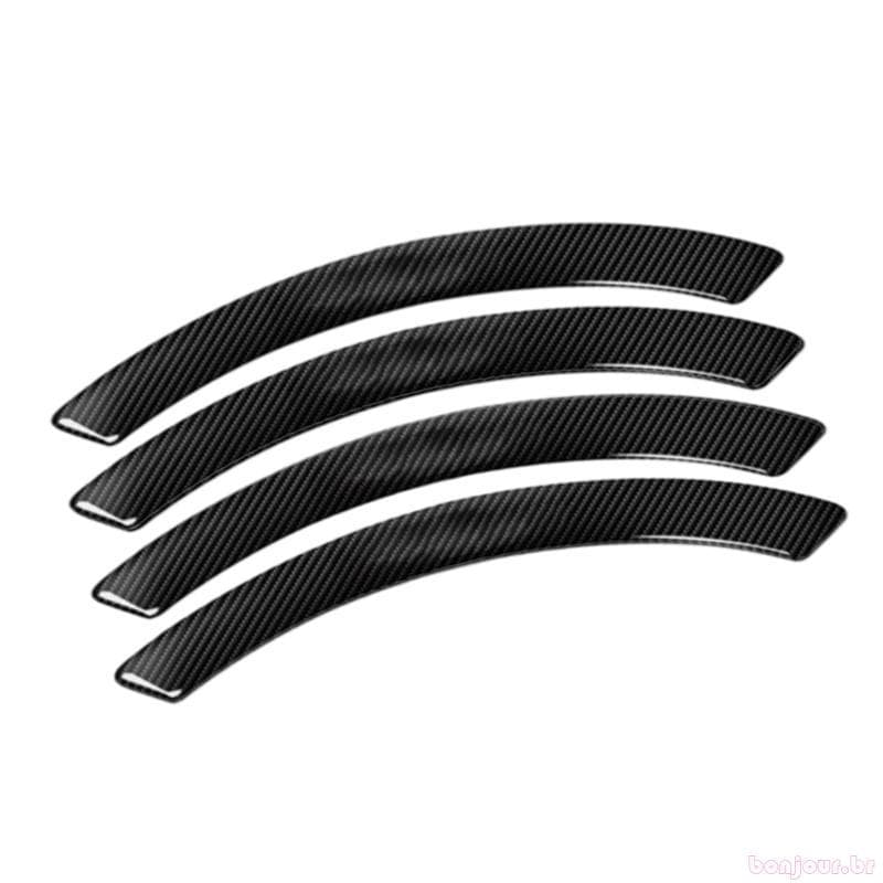 Conjunto Acabamento Sobrancelha Externa, 4 Peças, Aparência Carbono PVC Para Us