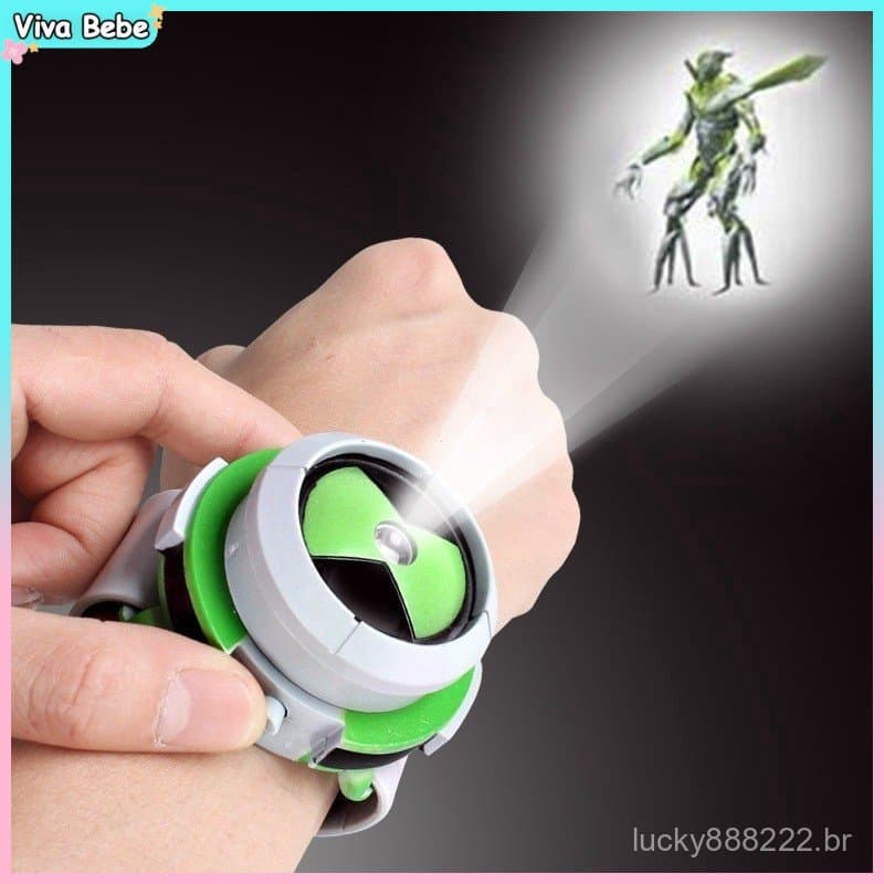 Brinquedo de Relógio Projetor Estilo Omnitrix Ultimate Ben 10 para Crianças